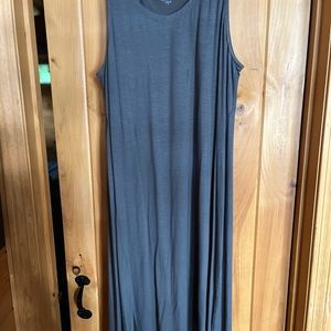 Eileen Fisher Tank Dress Graphite  L